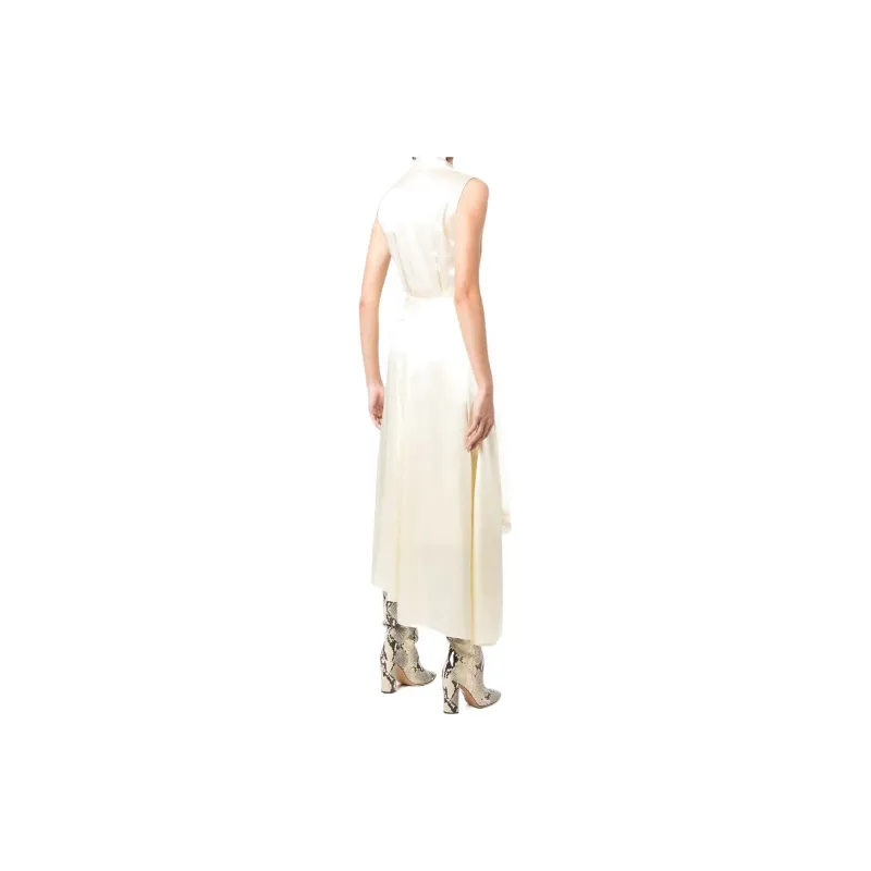 FENDI Sleeveless Dresses Women's White-1
