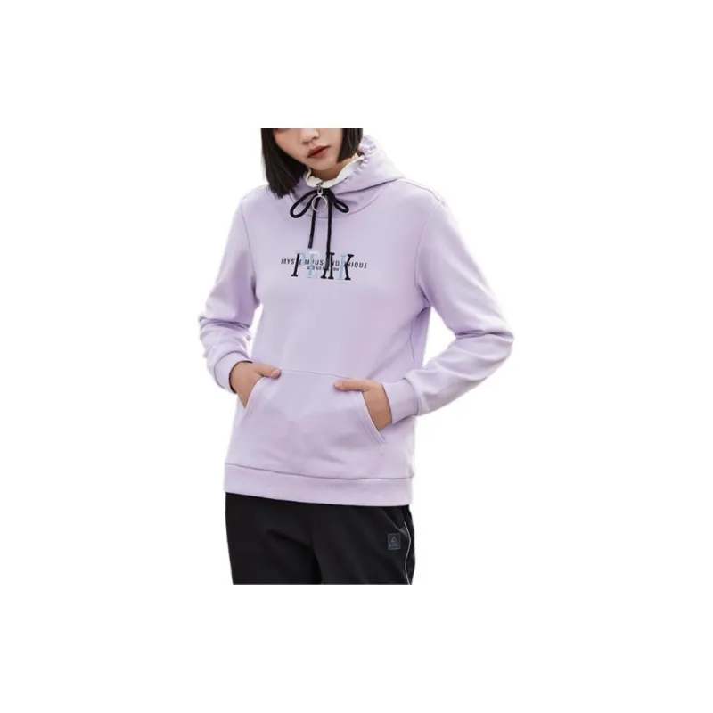 PEAK Sweatshirts Women's Light Snow Purple-3
