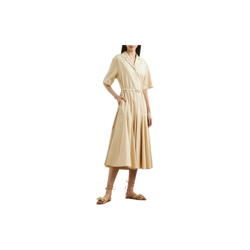 Emilia Wickstead Short-Sleeved Dresses Women's Nude-1