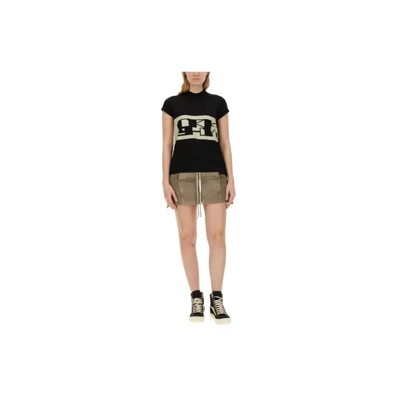 Rick Owens DRKSHDW Lido Drawstring Mini Skirt-3