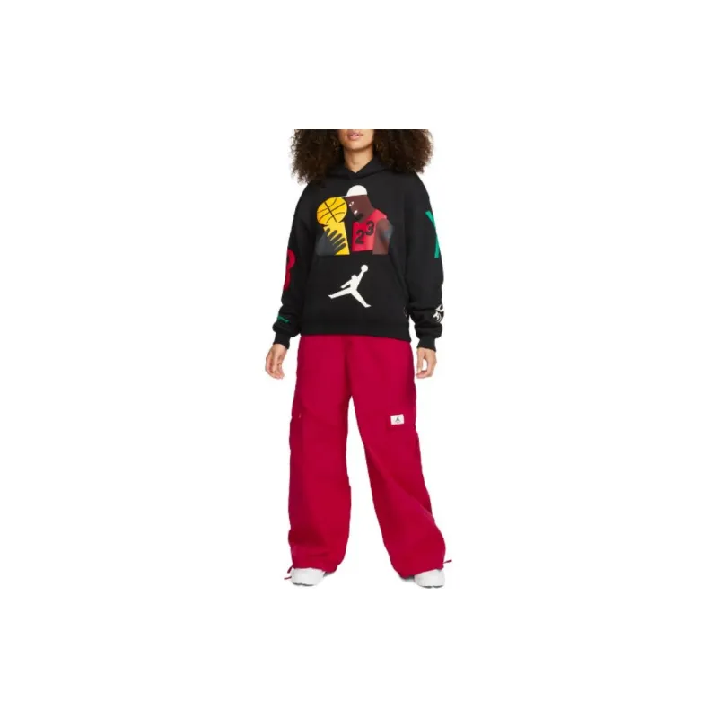 JORDAN X Nina Chanel Abney Hoodie Black-2