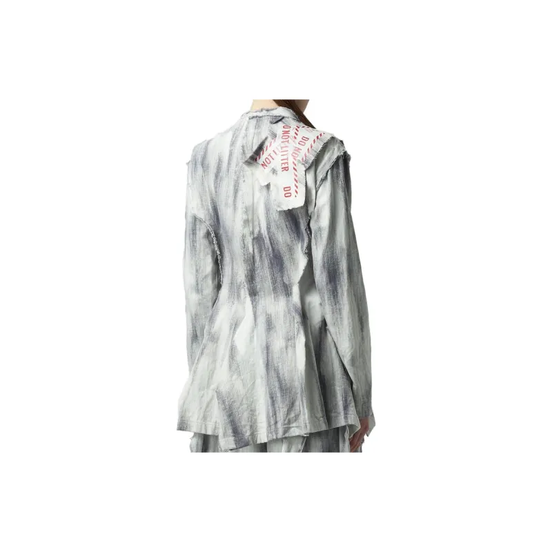 Yohji Yamamoto Denim Jackets Women's Gray-2