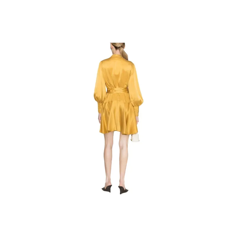 Zimmermann Long-Sleeved Dresses Women's Yellow-3