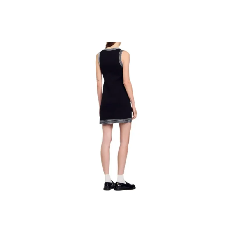 Sandro Button up Mini Dress-2