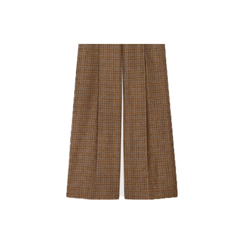 GUCCI FW21 Casual Pants Women's Brown-5