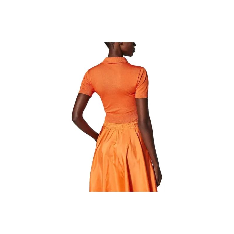Ralph Lauren Collection SS23 Polo Shirt Women's Orange-1