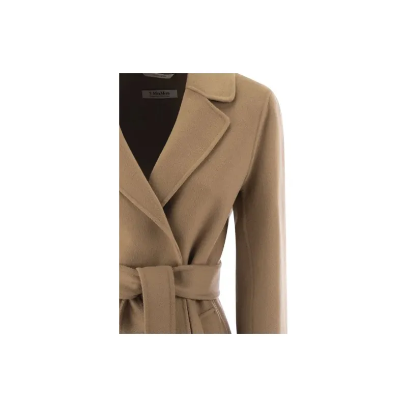 MaxMara Pauline Belted Long Sleeved Coat-4