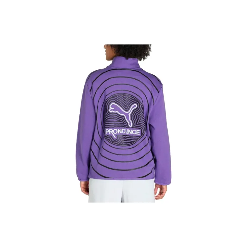 Pronounce X PUMA Sweatshirts Women's Violet-3