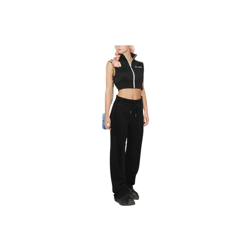 PALM ANGELS Crop Tops Women's Black-2