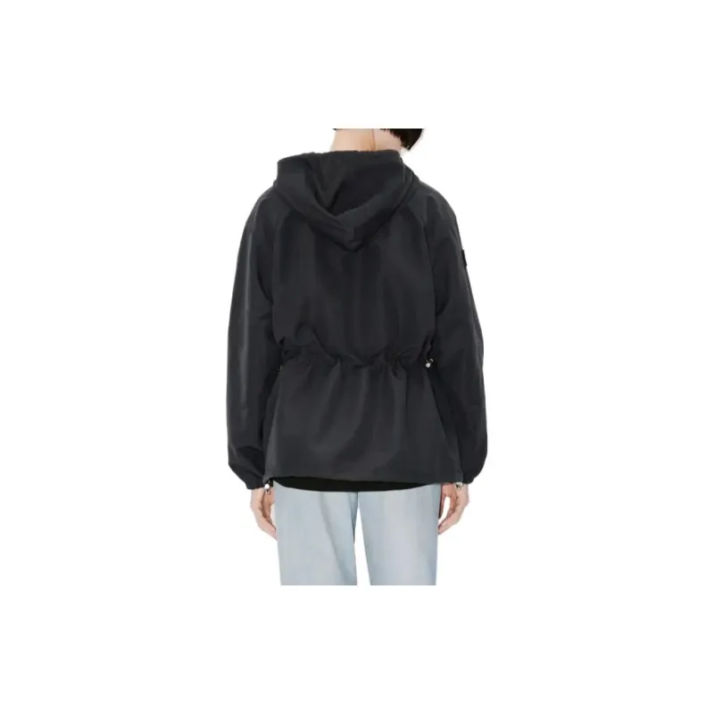 KENZO Logo Printed Drawstring Hoodie-4