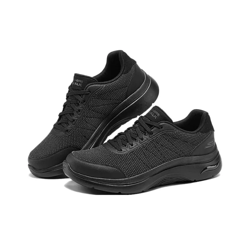 Skechers Arch Fit Anti Slip Wear Resistant Low Top Casual Shoes Men's Black-2