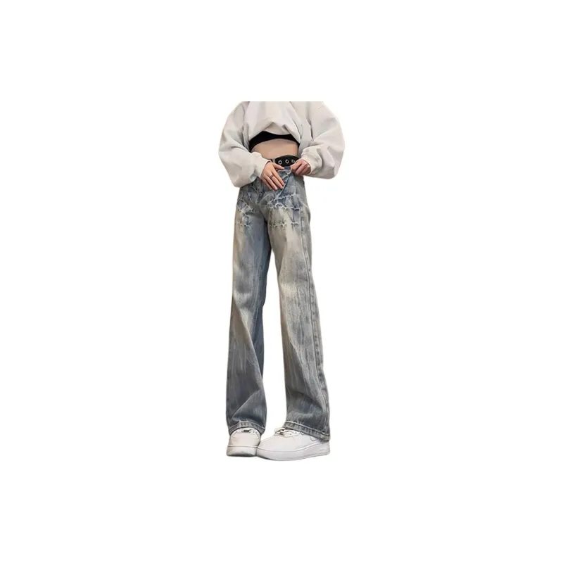 TESTUNG Jeans Unisex Vintage Blue-0