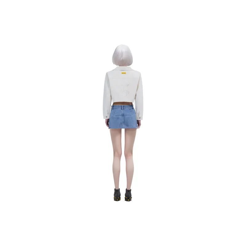 Richie Macie Cropped Coats Women's-5