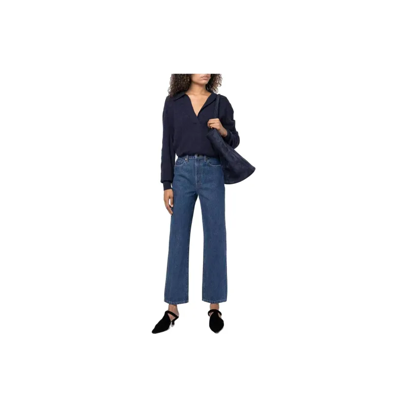 KHAITE The Abigail Straight-leg Jeans-1