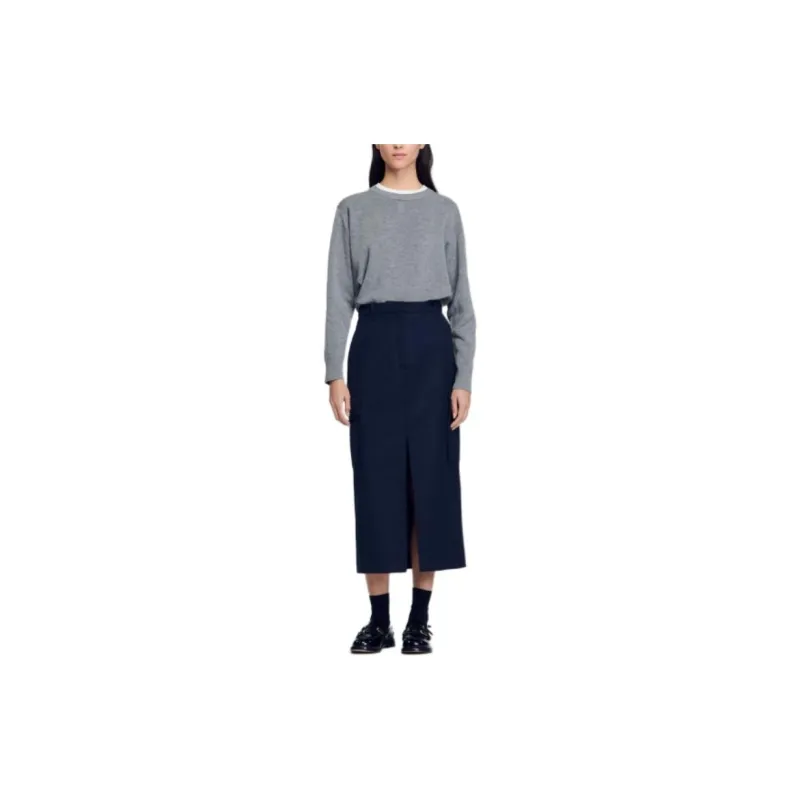 Sandro Cargo Maxi Skirt-1