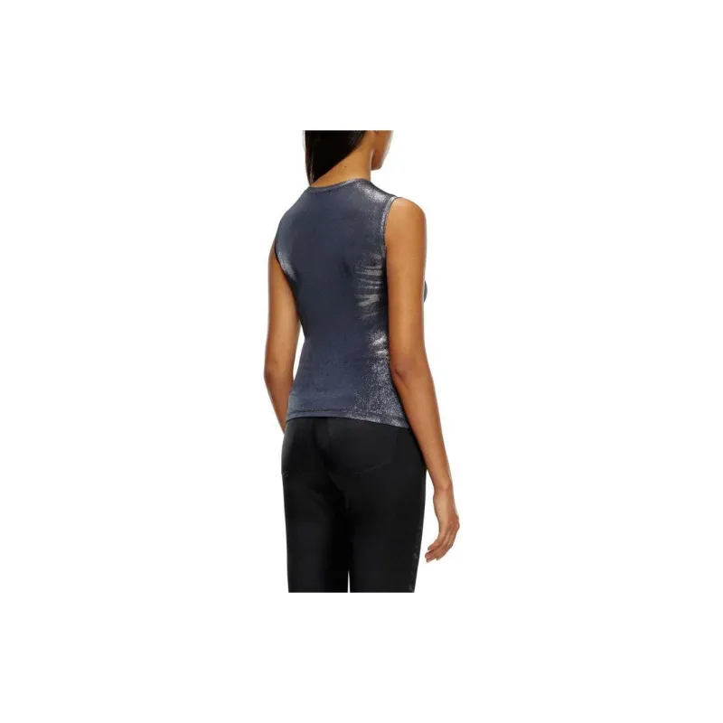 DIESEL T Vezzy Metallic Slit Tank Top-1