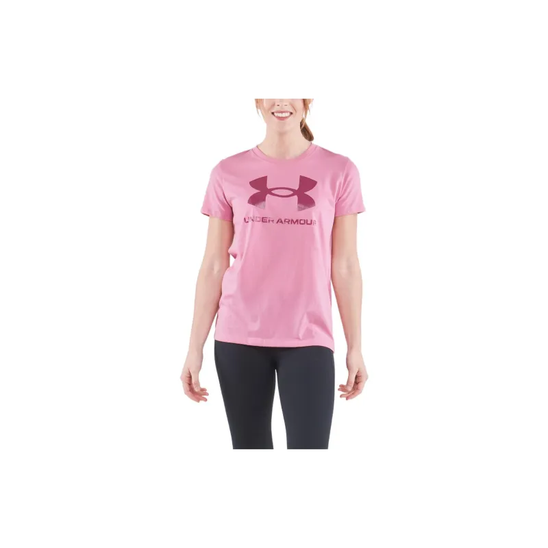 Under Armour T Shirt Women's Pink-2