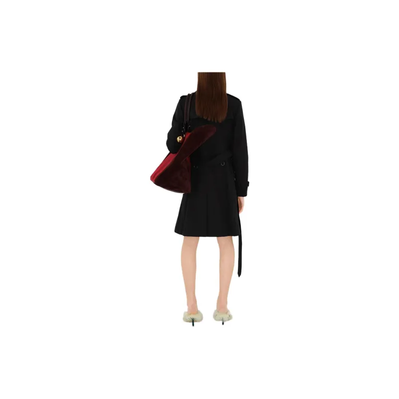 Burberry Gabardine weave Trench Coat-2