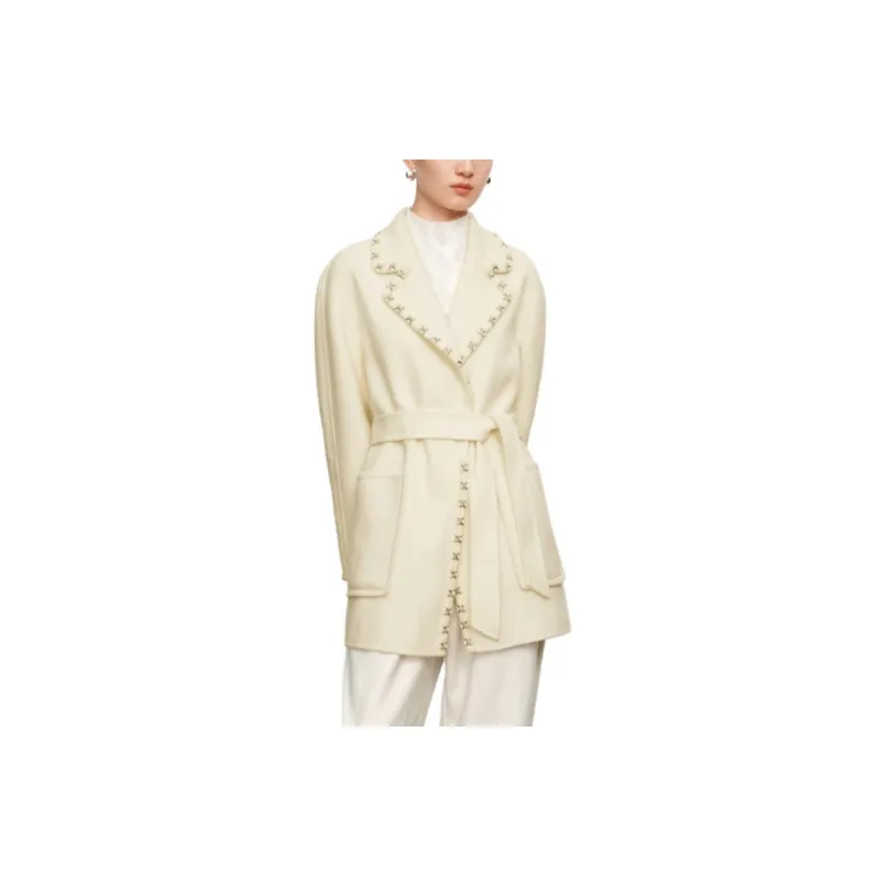 JZ. ANNAKRO Coats Women's Raw White-1