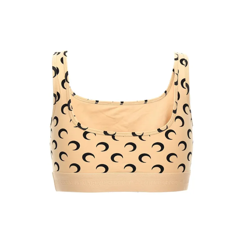 Marine Serre Moon Printed Cropped Top-1