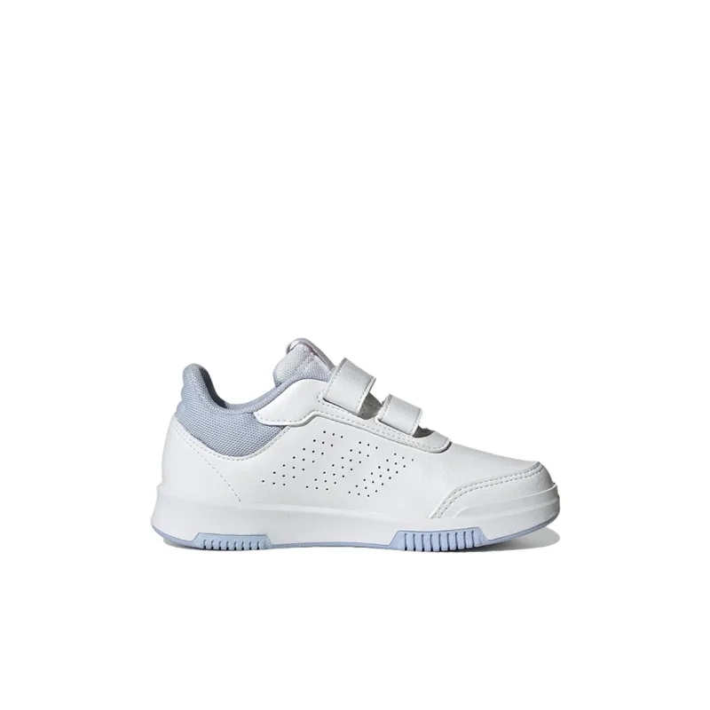 Adidas TENSAUR SPORT Slip Resistant Cushioning Abrasion Resistant Low Top Running Shoes White Pink Blue Kids'-1