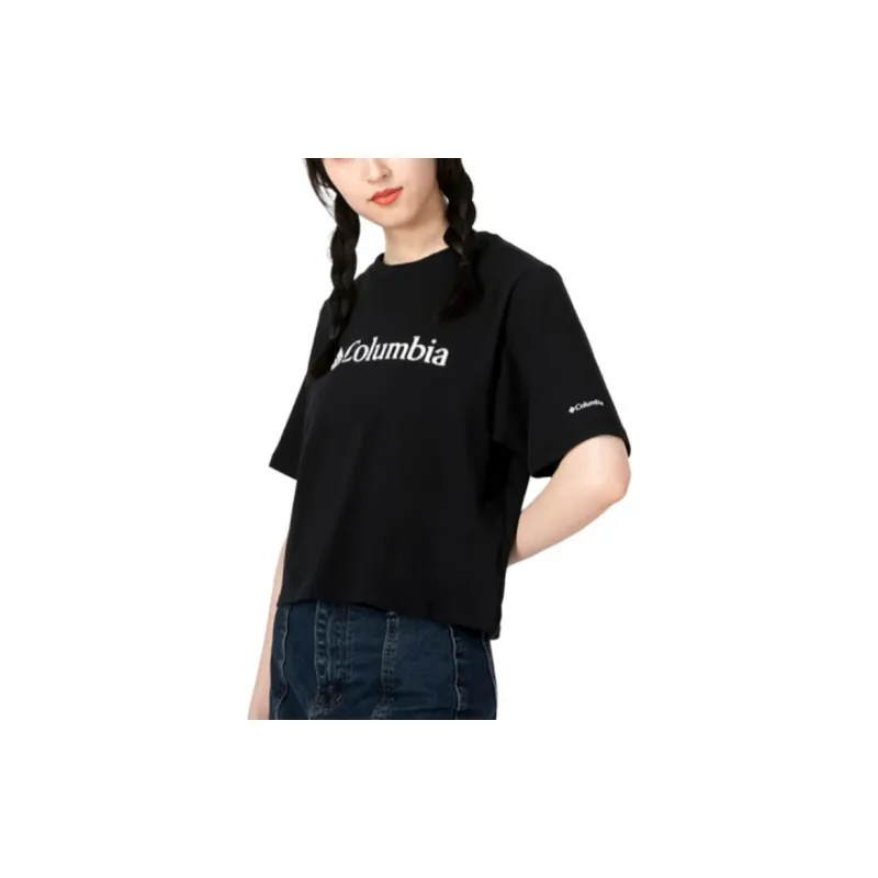 Columbia T Shirts Women's Black-1