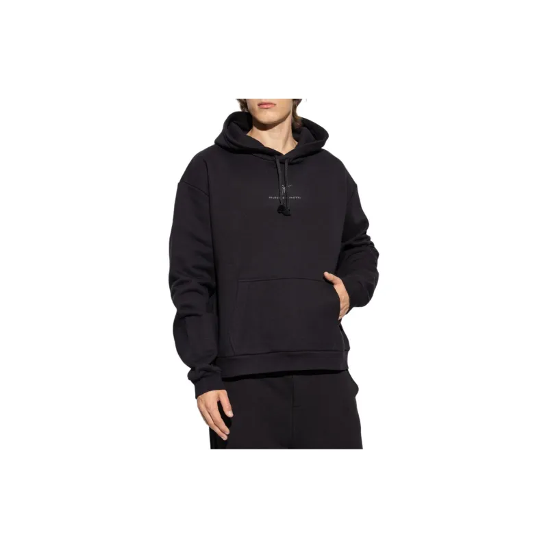 Giuseppe Zanotti Logo Embroidered Drawstring Hoodie-2