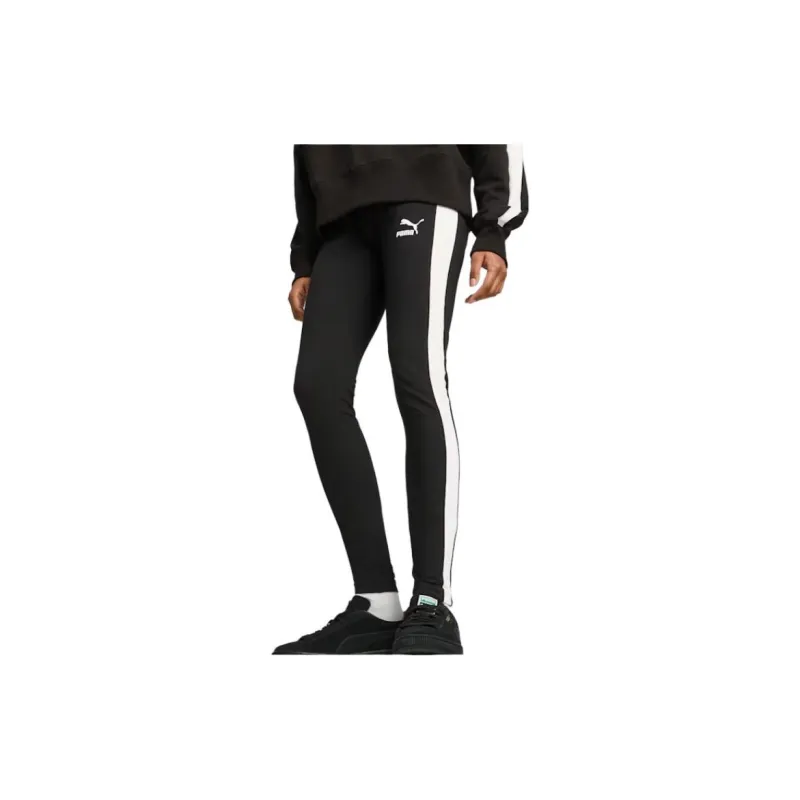 PUMA Leggings De Cintura Media Para Mujer Iconic T7-2