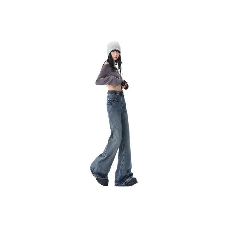 Kazakhstan Jeans Women's Vintage Blue-2