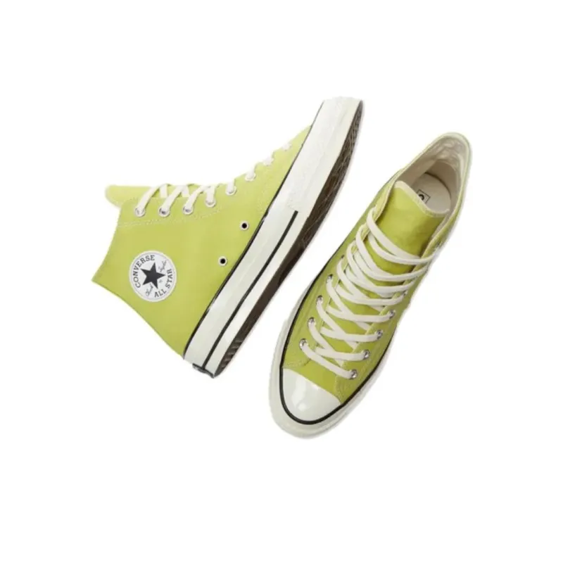 Converse Chuck 70 Anti-Slip And Wear-Resistant Breathable High-Top Canvas Shoes Men's Green-3
