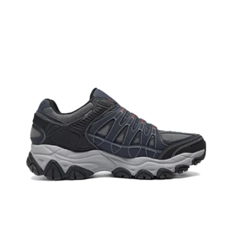 Skechers OUTDOOR Anti Slip And Wear Resistant Balance Low Top Hiking Shoes Men's Black-1