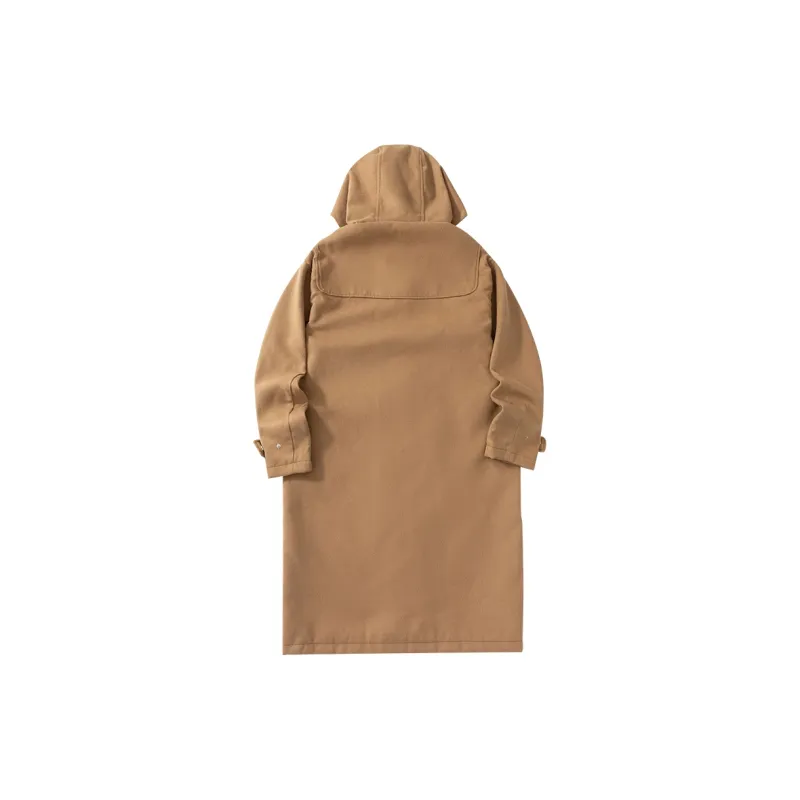 Suamoment Fall And Winter Vintage Casual Loose Fit Couple Coat Unisex-1