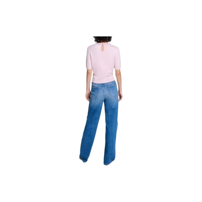 Maje Crystal embellished Knitted Top-1
