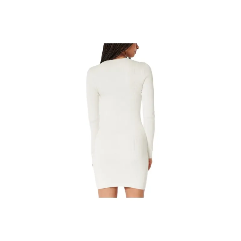 Hollister Long-Sleeved Dresses Women's Cream-2