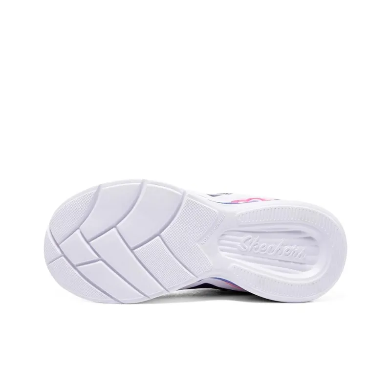 Skechers Abrasion Resistant Rebound Kids Lifestyle Shoes Pink Purple Teenagers-5