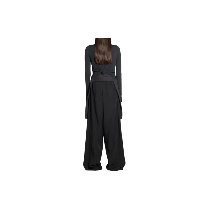 Balenciaga Bb Paris Icon Knotted Zip-Up Sweater-3