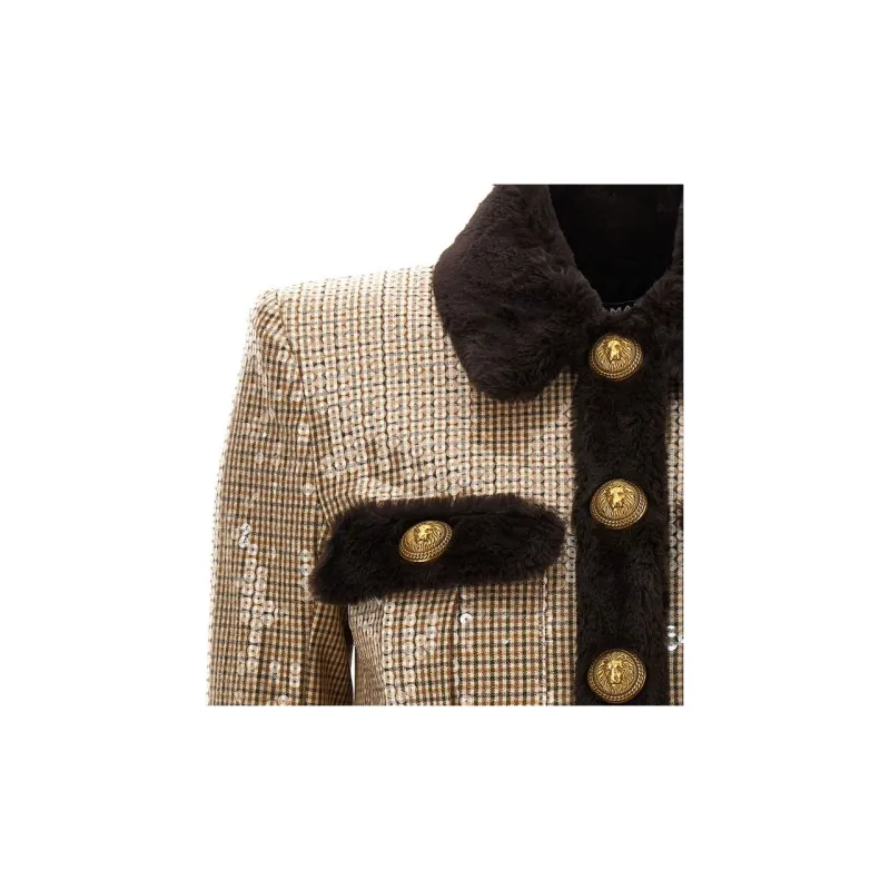 BALMAIN FW23 Jackets & Coats Women's Multicolor-2
