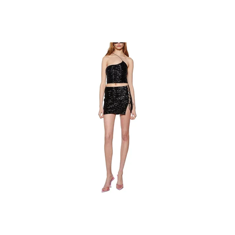 Oséree Paillette embellished Miniskirt-1