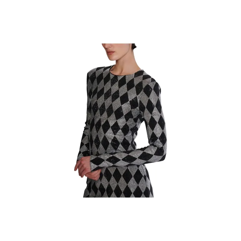 BALMAIN Crystal embellished Minidress-1