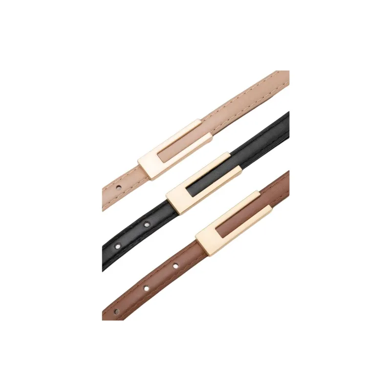 TUCANO Cow Split Leather Belts Women's 1.4CM-1