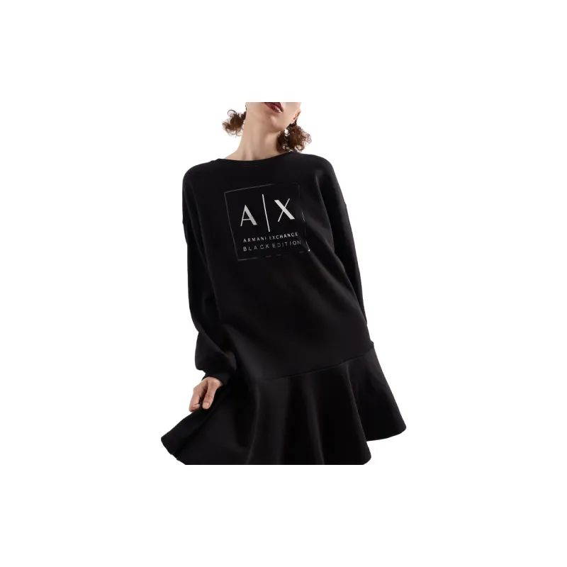 ARMANI EXCHANGE Logo-print Jersey Dress-4
