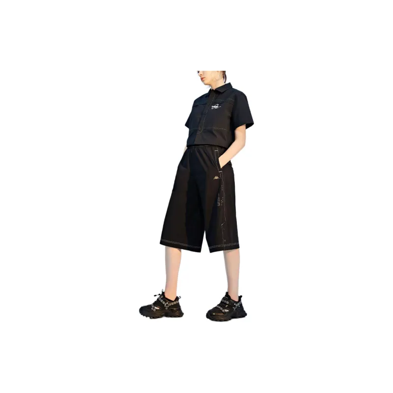 Kappa Casual Shorts Women's Black-4