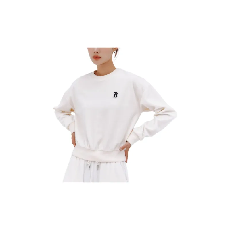 MLB Sweatshirt Women's Dark Cream-5
