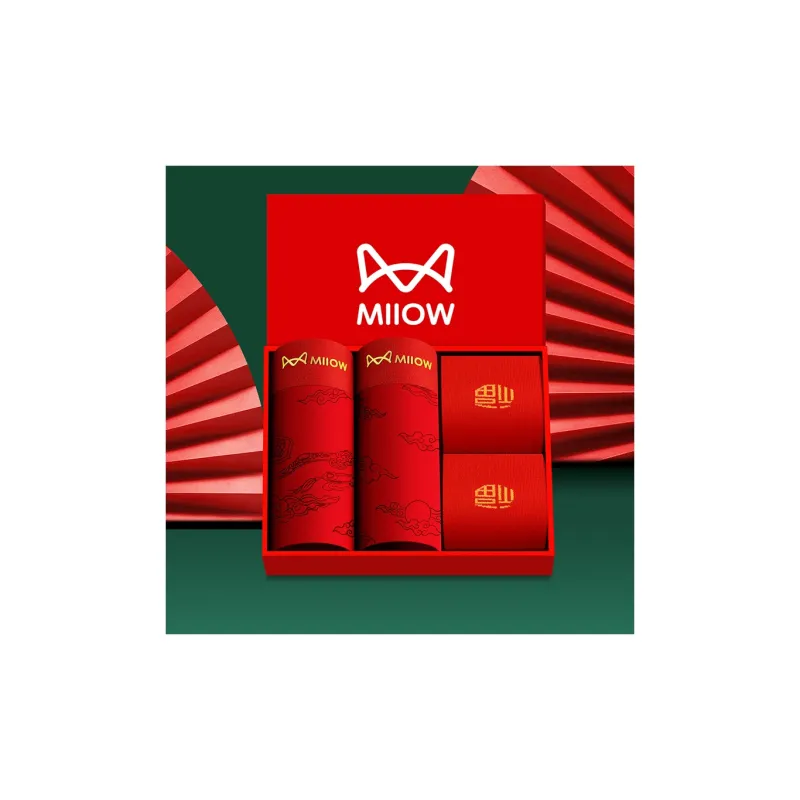 MIIOW Honmei Honmei Series Underpants Men's Combo Set China Red-3