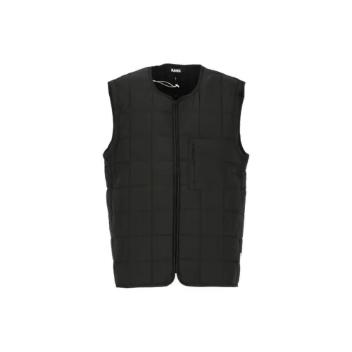 Rains Vests Men Black