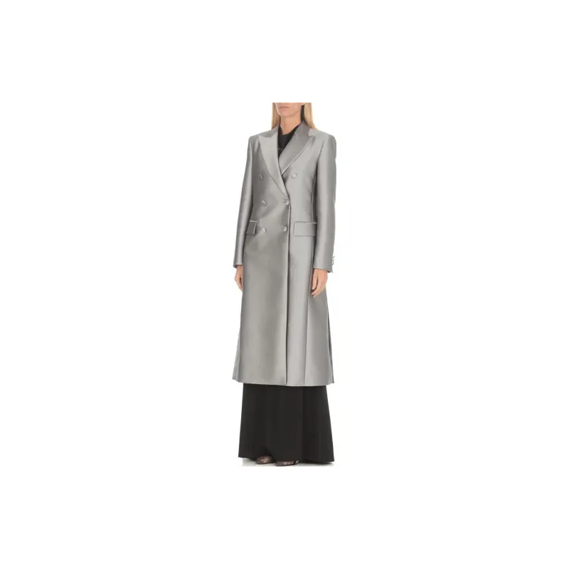 ALBERTA FERRETTI Coats Women's Silver-1