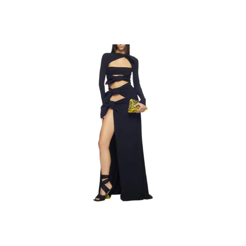 The Attico Candice Cut-out Gown-2