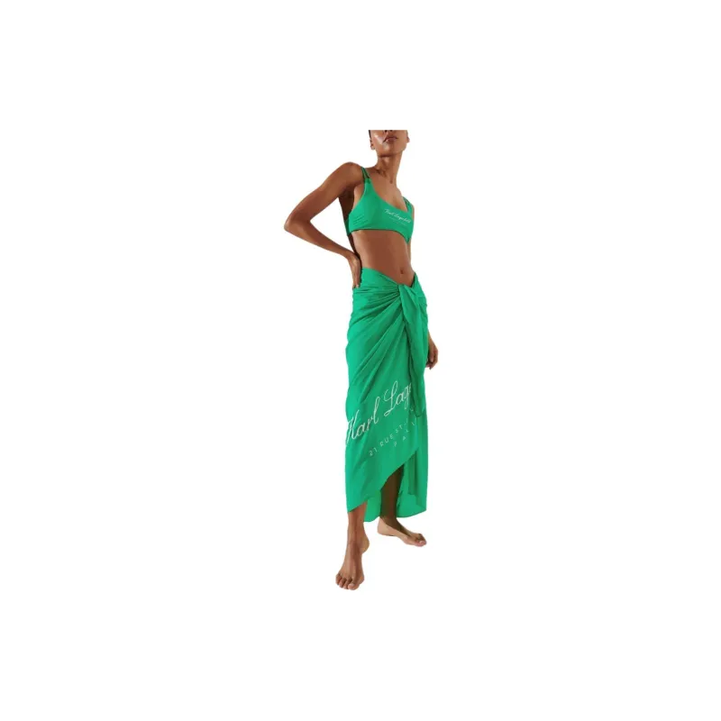KARL LAGERFELD Hotel Karl Woven Sarong-4