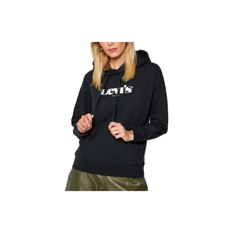Levi's Sweatshirt Women's Black-5