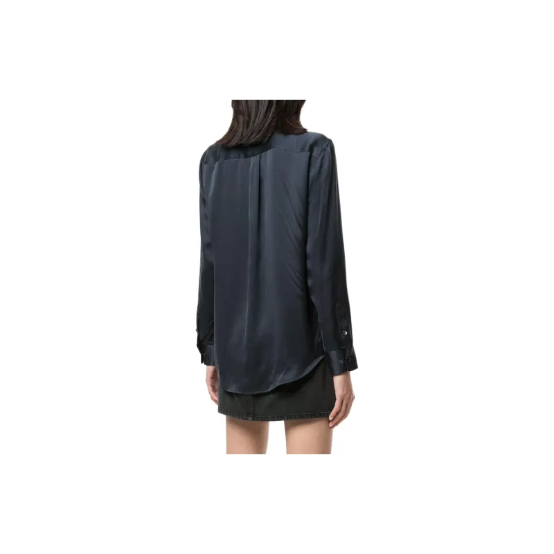 Equipment Signature Silk Satin Shirt-2